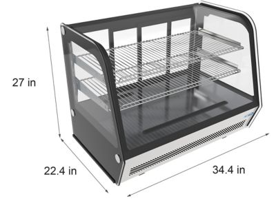 Image showing 2 th KoolMore 35 in. Countertop Display Refrigerator - 5.6 cu. ft., CDC-5C-BK