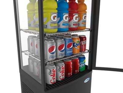 Image showing  17 in. Black Countertop Display Refrigerator - 3 cu. ft., CDCU-3C-BK