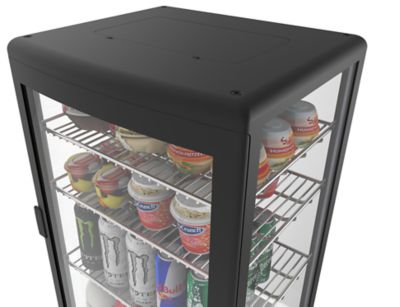 Image showing 7 th KoolMore 17 in. Stainless-Steel Countertop Display Refrigerator - 3 cu. ft., CDCU-3C-SS
