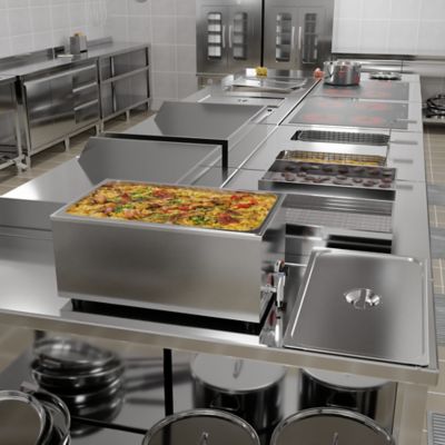 Image showing 6 th KoolMore 21 qt. One-Section Electric Countertop Food Warmer with Faucet., CFW-1T