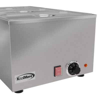 Image showing  6 qt. Three-Section Electric Countertop Food Warmer, CFW-3