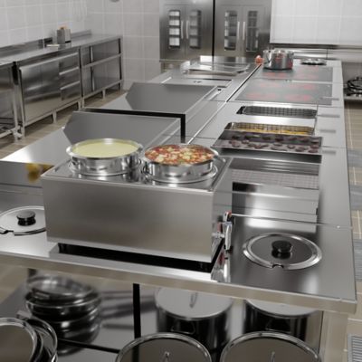 Image showing 5 th KoolMore 8 qt. Two-Pot Electric Countertop Food Warmer with Faucet, CFW-4T