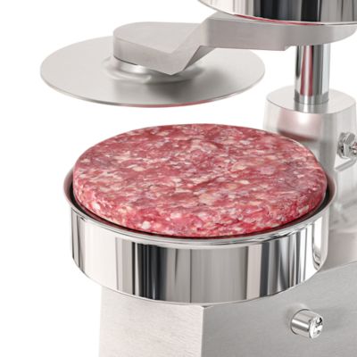 Image showing  5 in. Heavy-Duty Hamburger Patty Molding Press with Handle, CHM-5