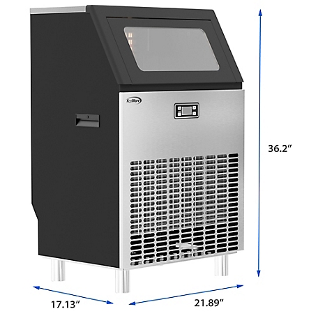 KoolMore 22 in. Air Cooled Undercounter Commercial Ice Maker, 198 lb./24H., CIM198