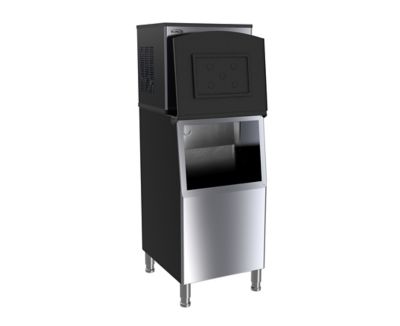 Image showing  25 in. Stainless-Steel Commercial Air Cooled Modular Ice Maker with Full Cube Production, 315 lb./24H., CIM-315