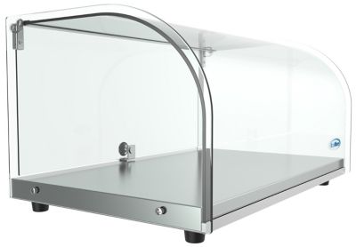 Image showing  22 in. Countertop Bakery Display Case with Front Curved Glass and Rear Door, 0.9 cu. ft., DC-1C