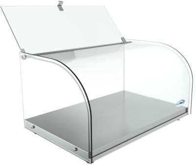 Image showing  22 in. Countertop Bakery Display Case with Front Curved Glass and Rear Door, 0.9 cu. ft., DC-1C