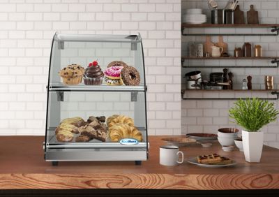 Image showing 5 th KoolMore 23 in. Commercial Countertop Bakery Display Case with Front Curved Glass and Rear Door, 2.4 cu. ft., DC-2CN