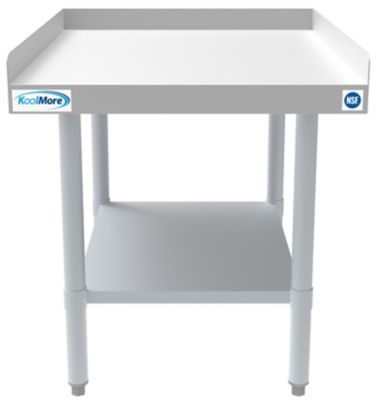 Image showing  30 in. x 24 in. 16-Gauge Stainless Steel Equipment Stand with Galvanized Undershelf, EQT-163024