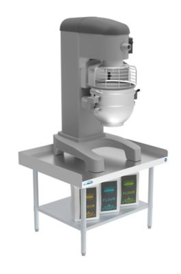 Image showing  30 in. x 36 in. 16-Gauge Stainless Steel Equipment Stand with Galvanized Undershelf, EQT-163036