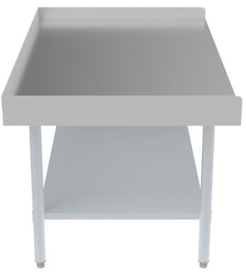 Image showing  30 in. x 48 in. 16-Gauge Stainless Steel Equipment Stand with Galvanized Undershelf, EQT-163048