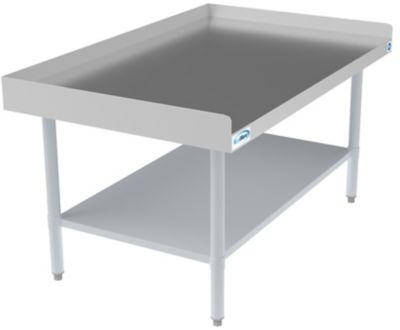 Image showing  30 in. x 48 in. 16-Gauge Stainless Steel Equipment Stand with Galvanized Undershelf, EQT-163048