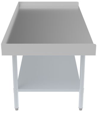 Image showing 5 th KoolMore 30 in. x 60 in. 16-Gauge Stainless Steel Equipment Stand with Galvanized Undershelf, EQT-163060