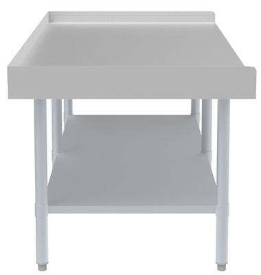 Image showing  30 in. x 72 in. 16-Gauge Stainless Steel Equipment Stand with Galvanized Undershelf, EQT-163072