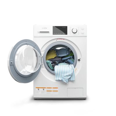 Image showing  2.7 cu. ft. All-in-One Washer & Dryer Combo in White