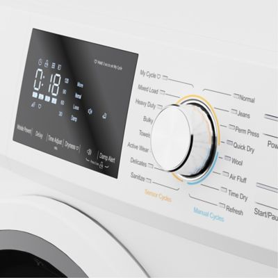 Image showing  4.4 cu. ft. Large Capacity Stackable Ventless Front Load Dryer in White, 240V, FLD-5CWHP