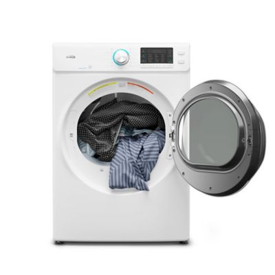 Image showing  8 cu. ft. Large Capacity Stackable Vented Electric Front Load Dryer in White, 240V, FLD-8CWH