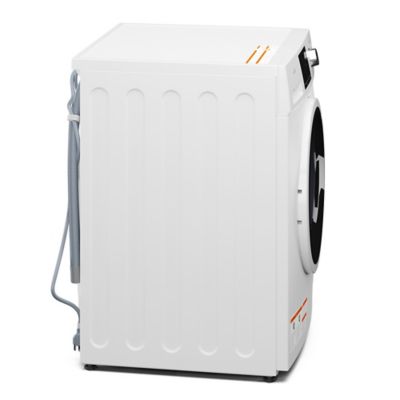 Image showing  2.7 cu. ft. Stackable Front Load Compact Washing Machine in White., FLW-3CWH