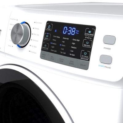 Image showing  4.5 cu. ft. Large Capacity Stackable Front Load Washing Machine in White