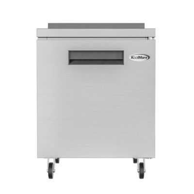 KoolMore 27 in. One-Door Worktop Freezer with 3.5 in. Backsplash - 6.3 cu. ft., FWT-1D-6C