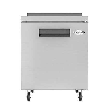 KoolMore 27 in. One-Door Worktop Freezer with 3.5 in. Backsplash - 6.3 cu. ft., FWT-1D-6C