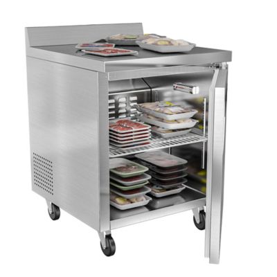 Image showing  27 in. One-Door Worktop Freezer with 3.5 in. Backsplash - 6.3 cu. ft., FWT-1D-6C