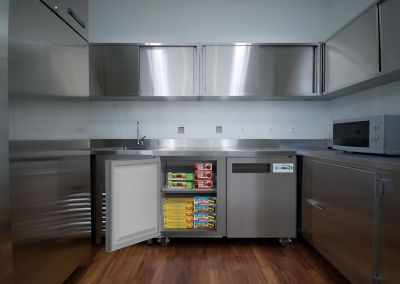 Image showing 6 th KoolMore 12 cu. ft. 48 in. Stainless Steel Two-Door Worktop Commercial Freezer with 3.5 in. Backsplash