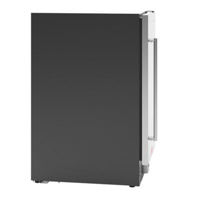 Image showing  3 cu. ft. 15 in. Small Stainless Steel Built-In Refrigerator and Beverage Cooler