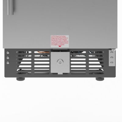 Image showing  3 cu. ft. 15 in. Small Stainless Steel Built-In Refrigerator and Beverage Cooler