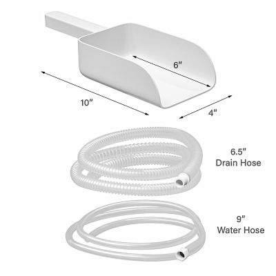 Image showing  25 in. Stainless-Steel Commercial Ice Maker with Full Cube Production, 420 lb./24H, KM-CIM-400