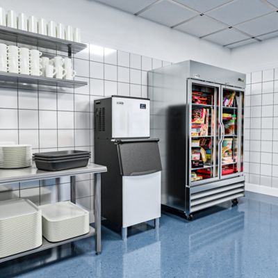 Image showing 5 th KoolMore 25 in. Stainless-Steel Commercial Ice Maker with Full Cube Production, 420 lb./24H, KM-CIM-400