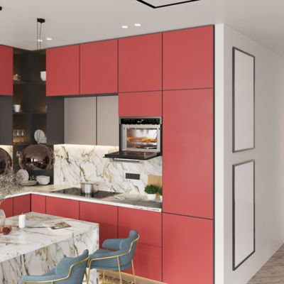 Image showing 8 th KoolMore 24 in. Stainless Steel Compact Wall Oven, KM-CWO24-SS