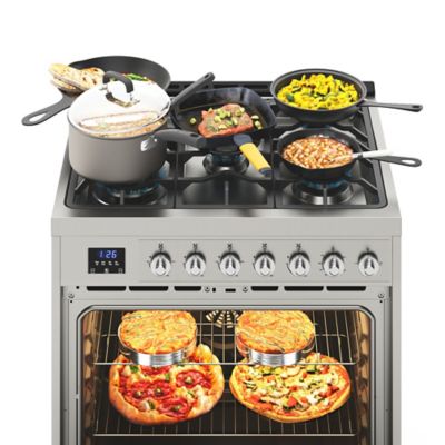 Image showing  30 in. Stainless-Steel Professional Gas Range., KM-FR30G-SS