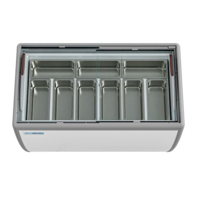 Image showing  50 in. Gelato Dipping Cabinet Display Freezer with Sliding Glass Door, 13 cu. ft., KM-GDC-49SD