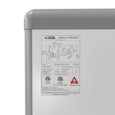 Image showing 9 th KoolMore 50 in. Gelato Dipping Cabinet Display Freezer with Sliding Glass Door, 13 cu. ft., KM-GDC-49SD