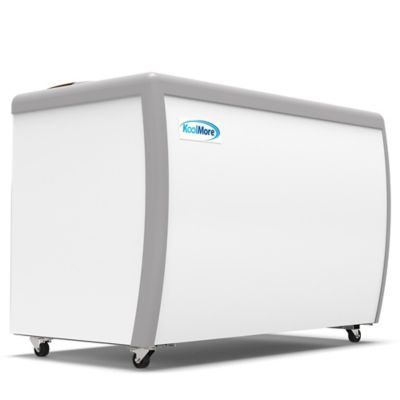 Image showing  50 in. 8 Tub Ice Cream Dipping Cabinet Display Freezer with Sliding Glass Door, 13 cu. ft., KM-ICD-49SD