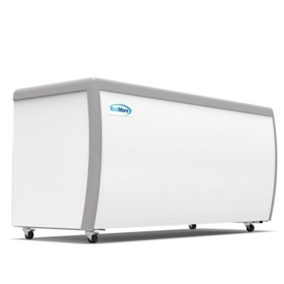 Image showing  20 cu. ft. 70 in. 12 Tub Ice Cream Dipping Cabinet Display Freezer with Sliding Glass Door