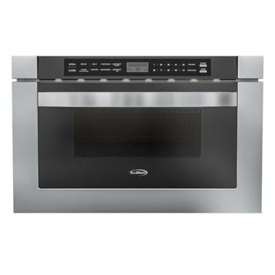 KoolMore 24 in. Stainless-Steel Microwave Drawer with Oven, Wall-Mounted with Flat Bottom,1.2 cu. ft., KM-MD-1SS