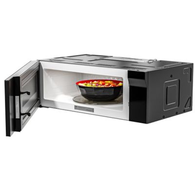 Image showing  30 in. Over the Range Low Profile Microwave in Stainless-Steel, 1.2 cu. ft., KM-MLPOT-1SS