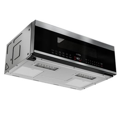 Image showing  30 in. Over the Range Low Profile Microwave in Stainless-Steel, 1.2 cu. ft., KM-MLPOT-1SS