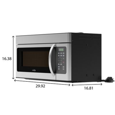 Image showing  1.6 cu. ft. Over the Range Stainless Steel Microwave, KM-MOT-1SS