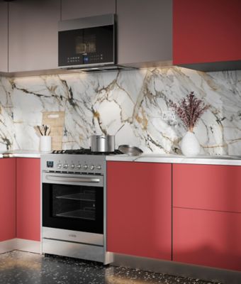 Image showing  1.3 cu. ft. Over the Range Stainless Steel Microwave, 300 Cfm, One Panel (Km-Mot-Op1Ss), KM-MOT-OP1SS