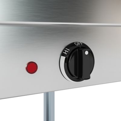 Image showing  Five Pan Open Well Electric Steam Table with Undershelf, 240V, KM-OWS-5