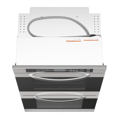 Image showing  5 cu. ft. Stainless-Steel Premium Convection Double-Unit Wall Oven, KM-WO30D-SS