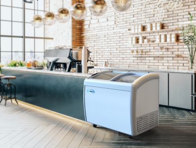 Image showing 7 th KoolMore 50 in. Display Ice Cream Freezer - 12 cu. ft., MCF-12C