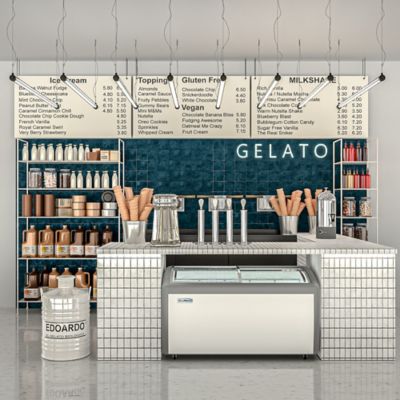 Image showing 8 th KoolMore 16 cu. ft. 60 in. Display Ice Cream Freezer