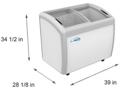 Image showing  40 in. Display Ice Cream Freezer - 9 cu. ft., MCF-9C