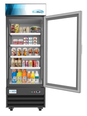 Image showing  28 in. One-Door Merchandiser Refrigerator - 23 cu. ft., MDR-1GD-23C