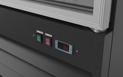 Image showing  28 in. One-Door Merchandiser Refrigerator - 23 cu. ft., MDR-1GD-23C