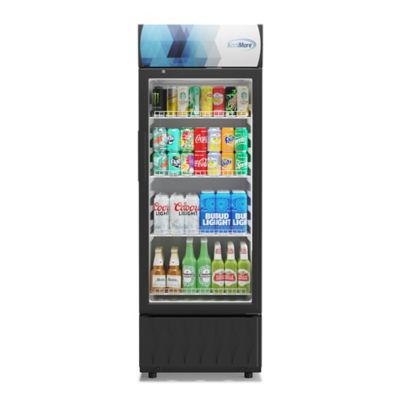 KoolMore 22 in. One-Door Merchandiser Refrigerator - 9 cu. ft., MDR-9CP